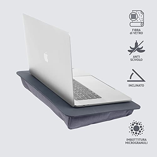 Tucano Comodo Lapdesk Laptop-Arbeitskissen mit Rutschfester Unterlage