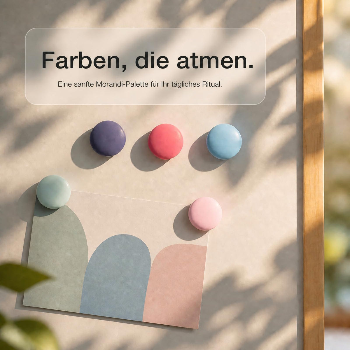 SUNURS 16-pack Teppich Kühlschrankmagnet Morandi Dekorativ