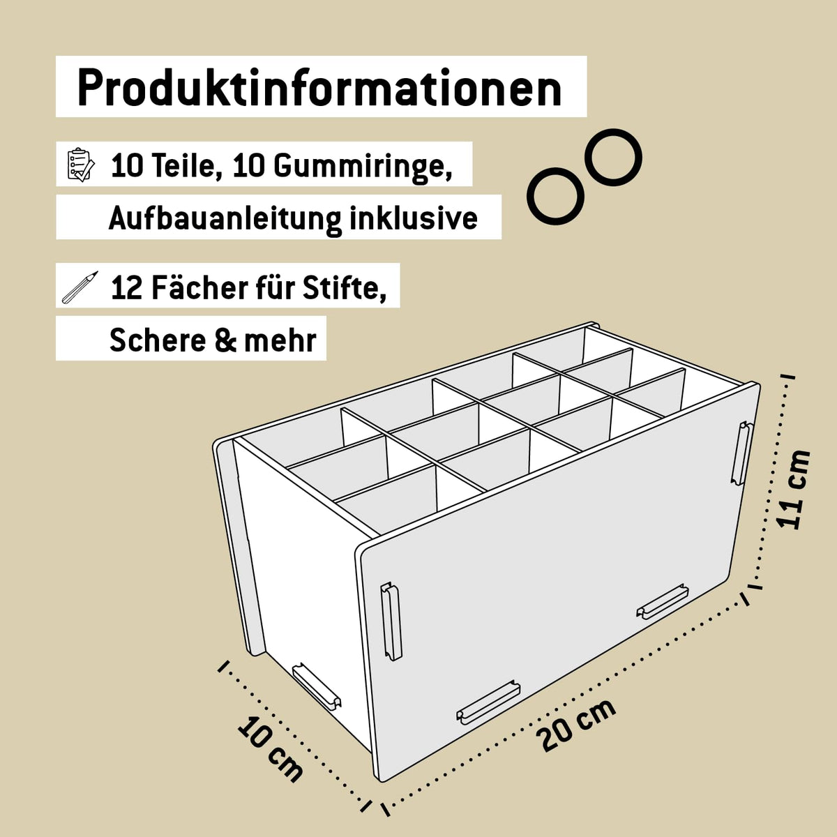 Werkhaus Container Penbox rot