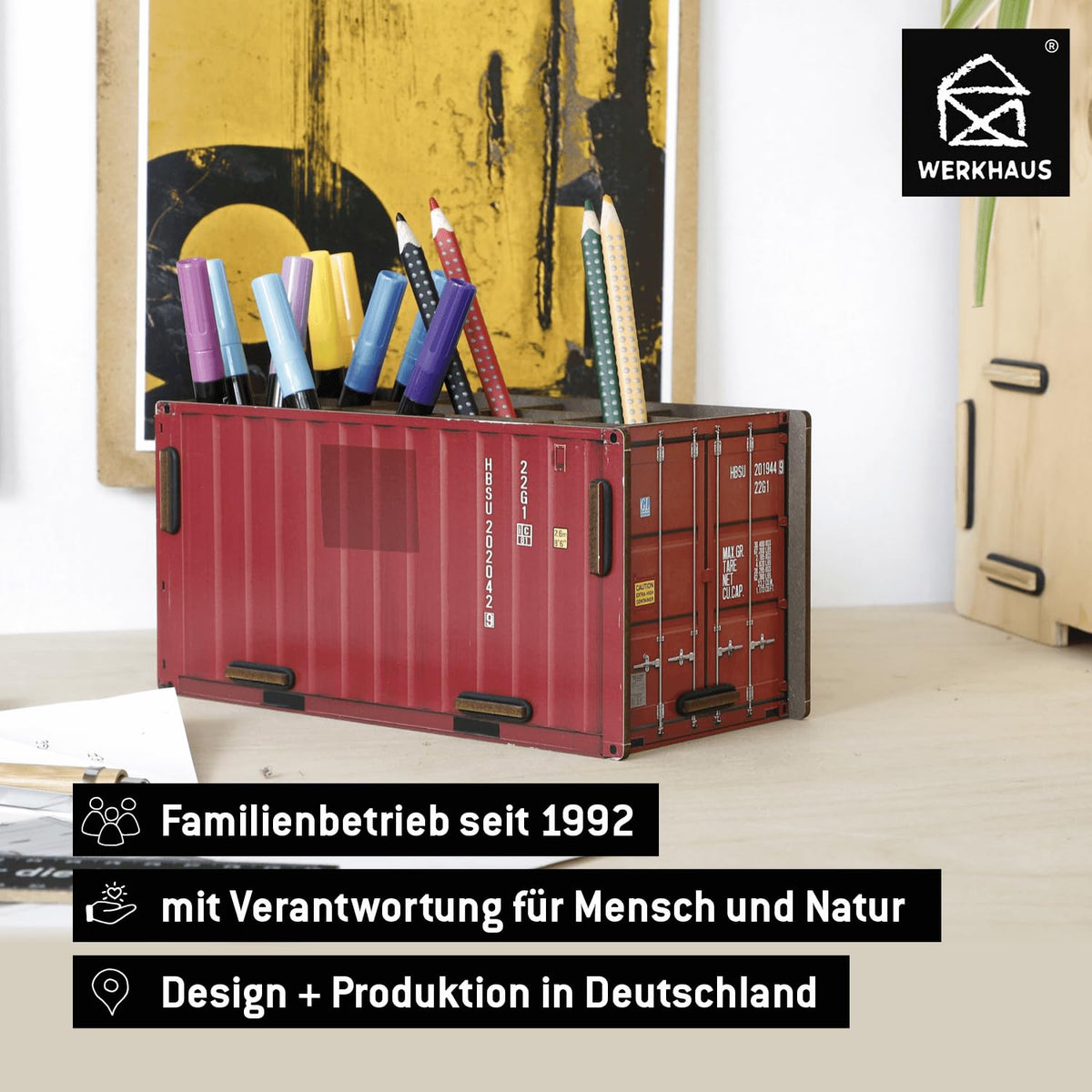 Werkhaus Container Penbox rot