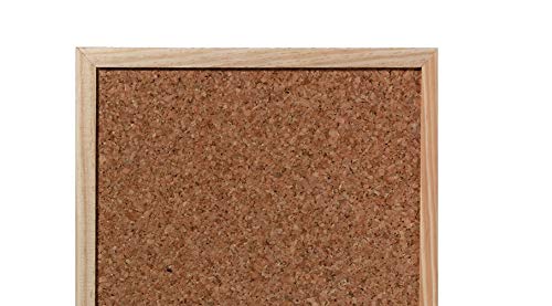 Herlitz 1600006 Kork-Pinnwand mit Holzrahmen, 30 x 40 cm (40 cm x 30 cm)