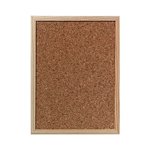 Herlitz 1600006 Kork-Pinnwand mit Holzrahmen, 30 x 40 cm (40 cm x 30 cm)