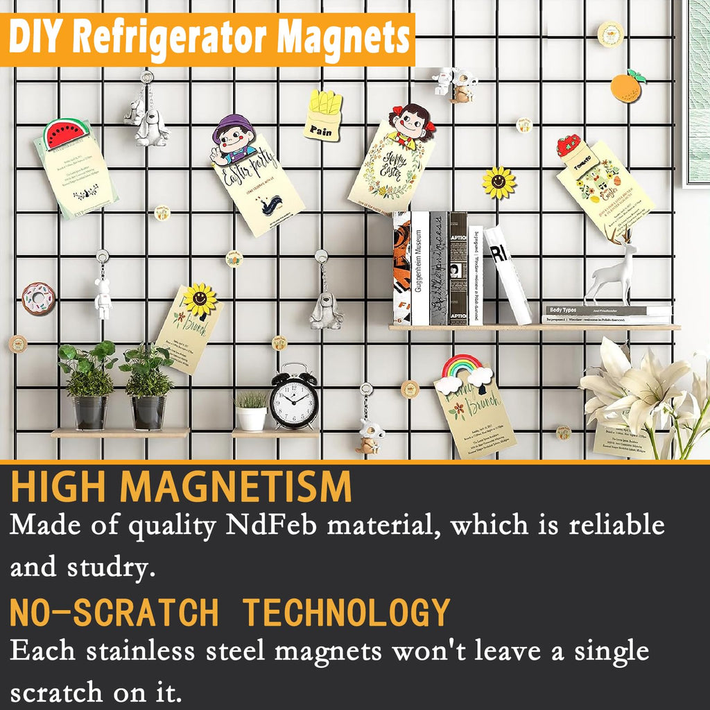 100 Stück Neodym Magnete Extra Stark, 5 x 2mm Magnet Für Magnettafel, Rund Kleine Mini Starke Magneten, Vernickelter Stahl Kühlschrank Magnete Für Haus, Büro und Schule, Silber