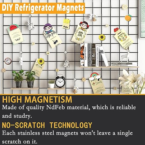 100 Stück Neodym Magnete Extra Stark, 5 x 2mm Magnet Für Magnettafel, Rund Kleine Mini Starke Magneten, Vernickelter Stahl Kühlschrank Magnete Für Haus, Büro und Schule, Silber