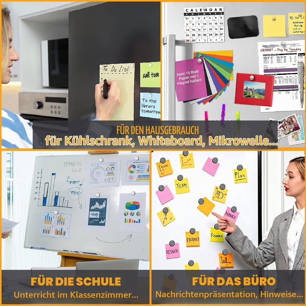100 Stück Neodym Magnete Extra Stark, 5 x 2mm Magnet Für Magnettafel, Rund Kleine Mini Starke Magneten, Vernickelter Stahl Kühlschrank Magnete Für Haus, Büro und Schule, Silber