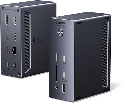 UGREEN Revodok Max 40Gbps MacBook Docking Station, Dual 8K Display, 180W