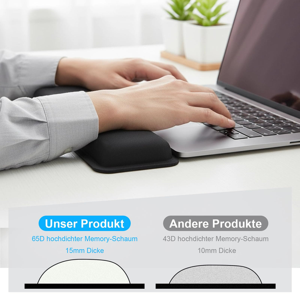Handballenauflage Handgelenkauflage für Tastatur,ergonomisch