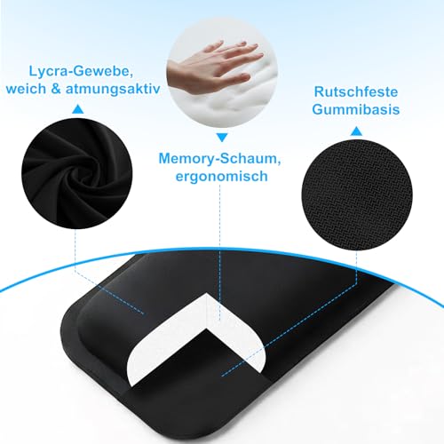 Handballenauflage Handgelenkauflage für Tastatur,ergonomisch