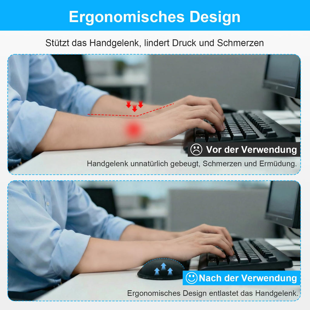 Handballenauflage Handgelenkauflage für Tastatur,ergonomisch