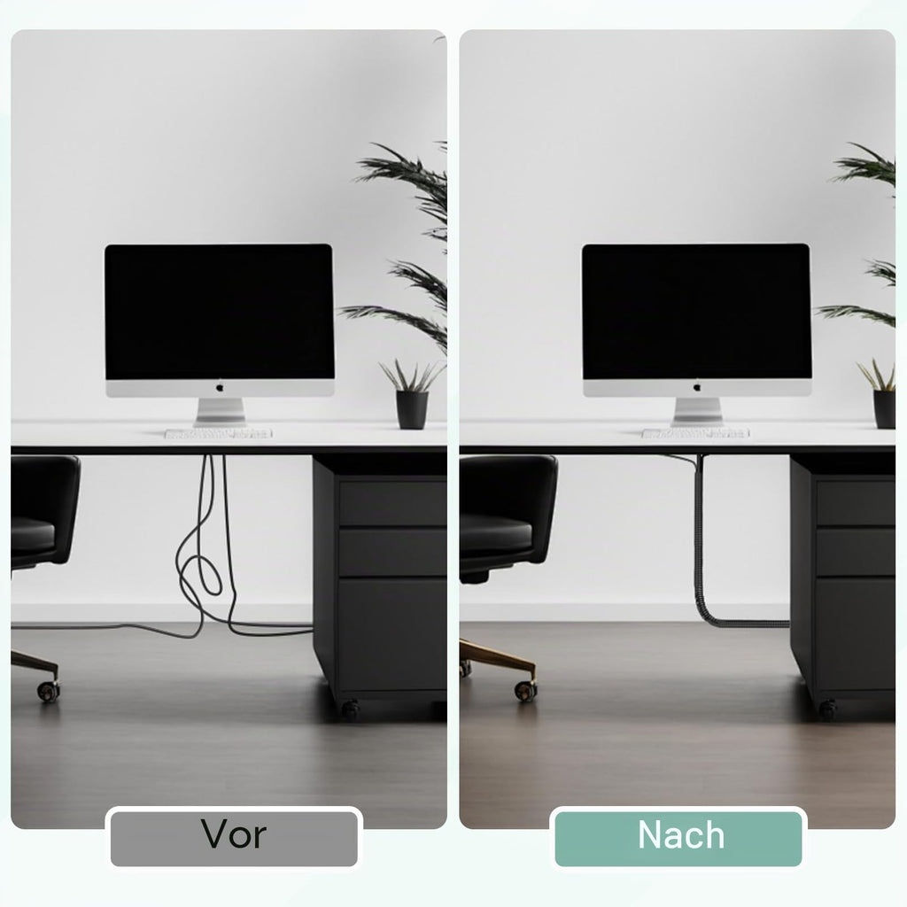 Wellrohr Geschlitzt Kabelschlauch Schwarz Kabelschutzschlauch Flexibles Kabelschutzrohr Kabelkanal Aussenbereich Leerrohr für Erdkabel (13mm×3m)