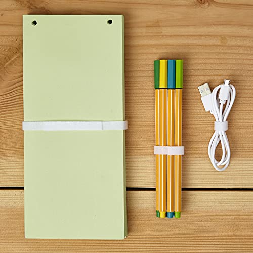 LIVAIA Kabelbinder Wiederverschließbar: 10m Klettband Kabelorganizer – Kabelmanagement