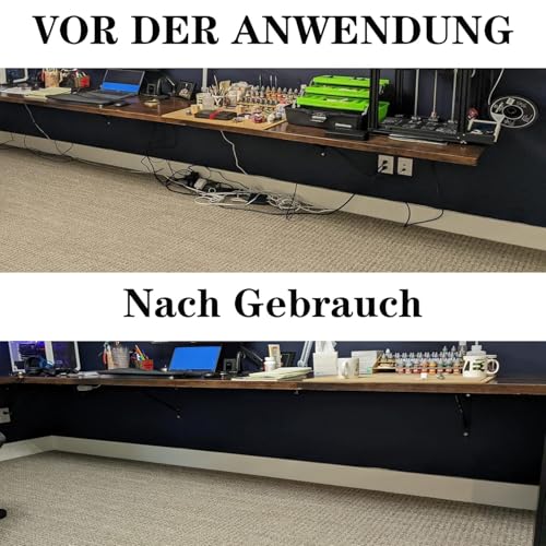 KLJ kabelhalter selbstklebend kabelmanagement 49 Pack Transparent,Anpassbar und wiederverwendbar kabelclips selbstklebend,Gilt für Schreibtisch kabelmanagement Cable Management