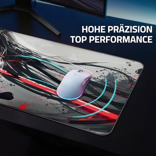 XXL Gaming Anime Mauspad 900x400 mm - Kanten vernäht, wasserfest
