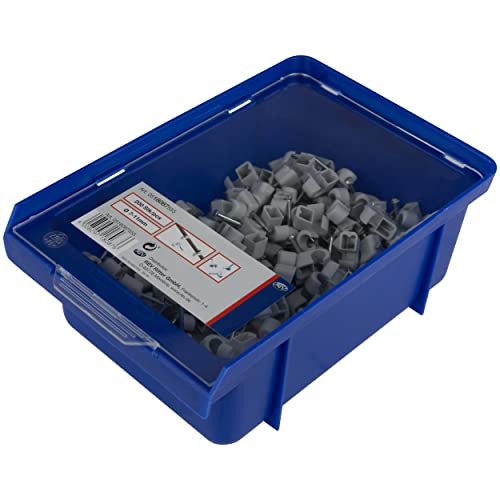 REV Expressschellen, 200 St. Nagelschellen -Kabelschellen, 7-11mm, grau