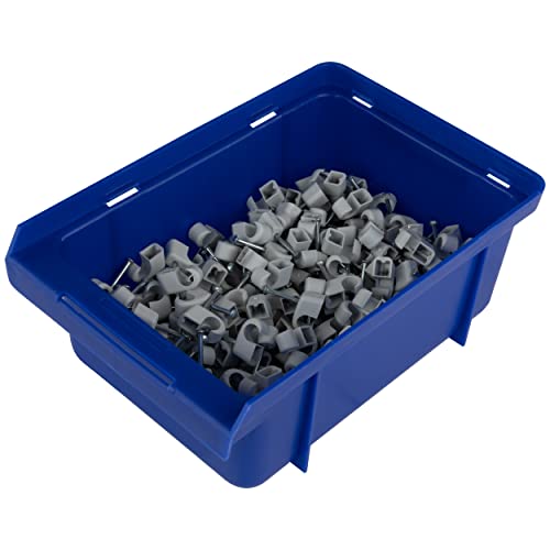 REV Expressschellen, 200 St. Nagelschellen -Kabelschellen, 7-11mm, grau