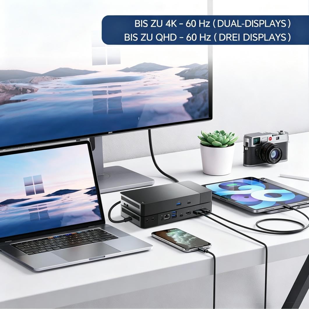 Dell Dockingstation WD19S 180W Laptop 2 Monitore & 4K Display