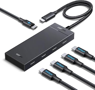 UGREEN USB C Hub 10 Gbps mit PD 100W USB C Splitter 4 Ports (30cm)