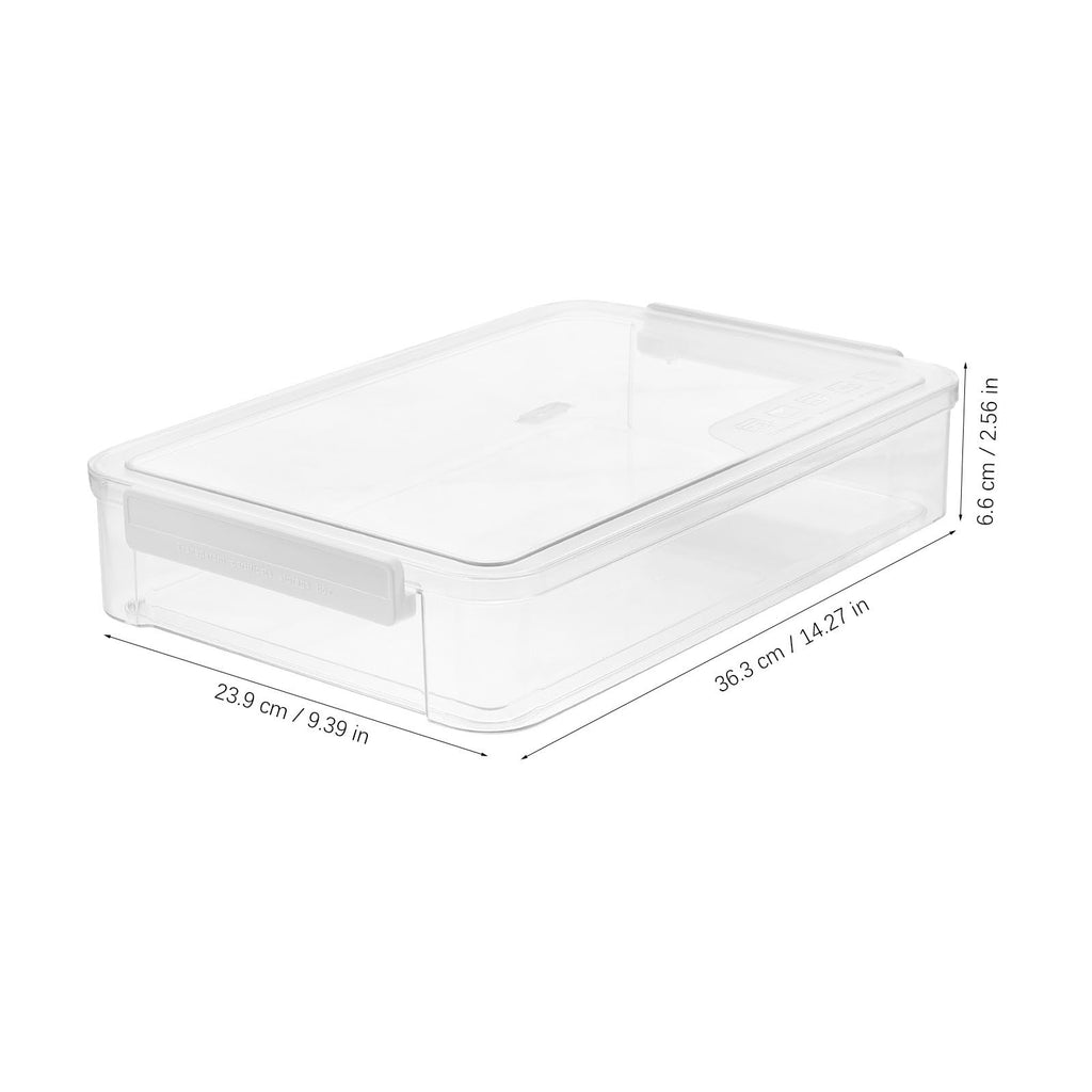 Transparenter Aktenorganizer mit Schublade, Stapelbar, Weiß für Büro
