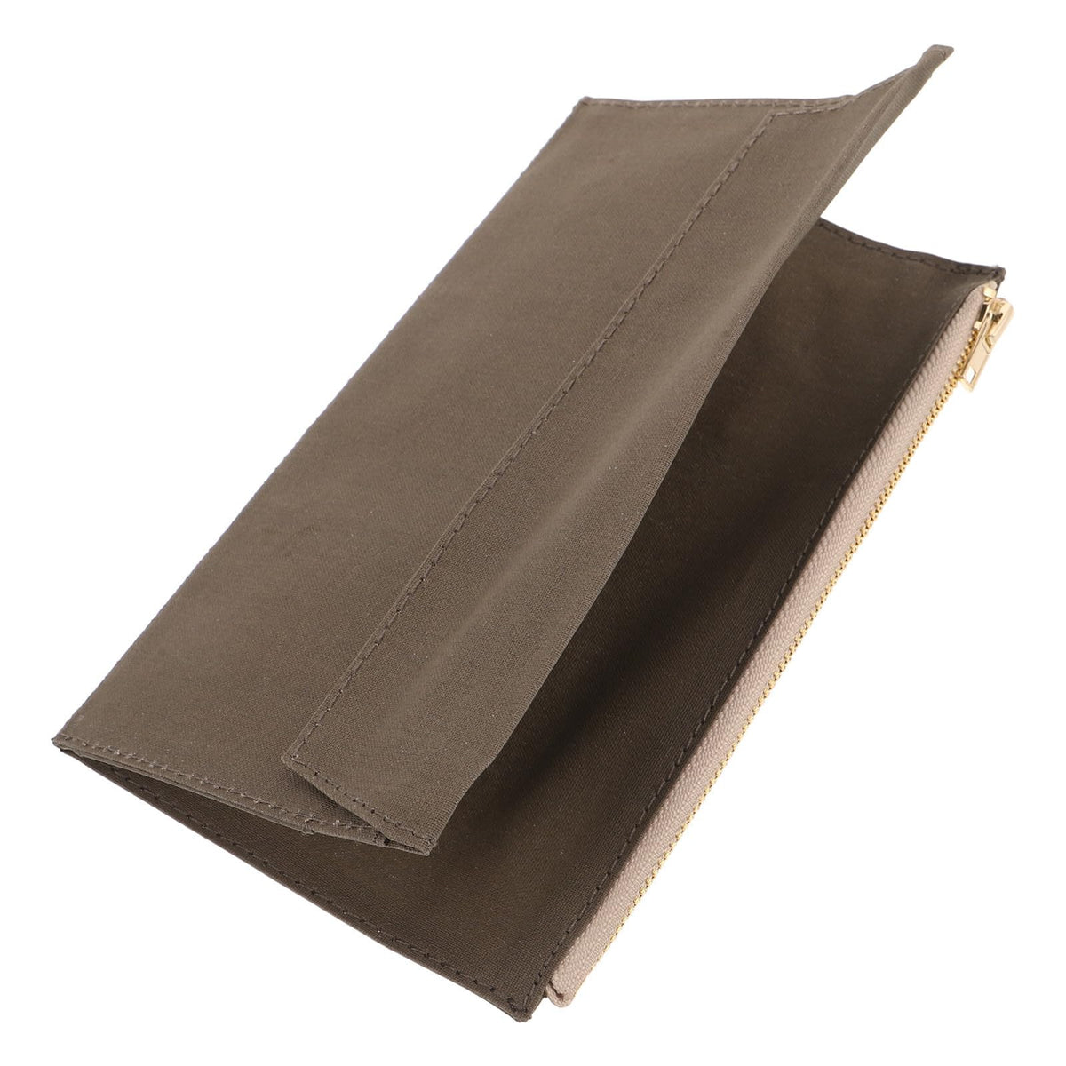 Tasche für Reisenotizbuch Notizbuchtasche mit Reißverschluss, Canvas, mehrere Fächer, leicht und tragbar, für Büro und Reisen