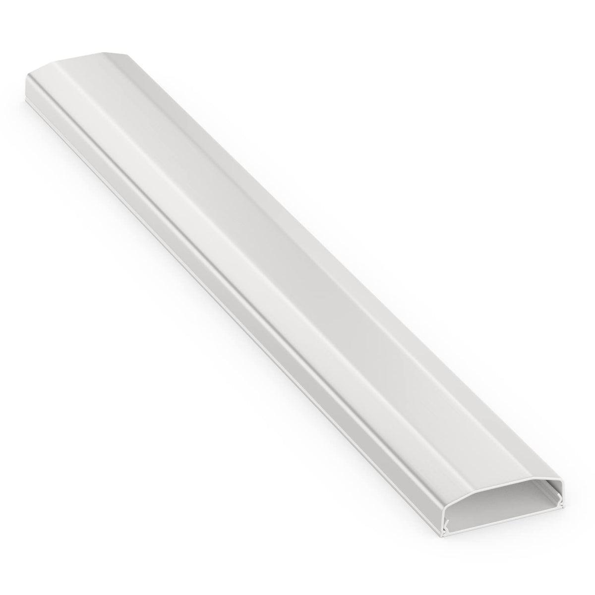 deleyCON Universal Kabelkanal Leitungskanal PVC 100cm 6x2cm - Weiß