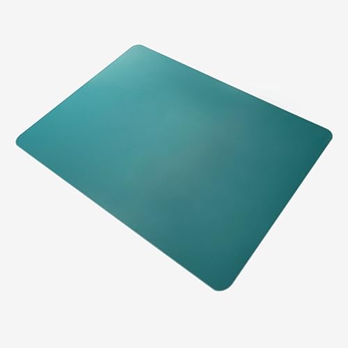 Floordirekt Bodenschutzmatte für Hartböden - farbige Bürostuhlunterlage Bodenmatte Stuhlunterlage aus Polypropylen - Stärke: 1,9 mm (Türkis, 114 x 150 cm)