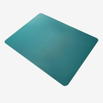 Floordirekt Bodenschutzmatte für Hartböden - farbige Bürostuhlunterlage Bodenmatte Stuhlunterlage aus Polypropylen - Stärke: 1,9 mm (Türkis, 114 x 150 cm)