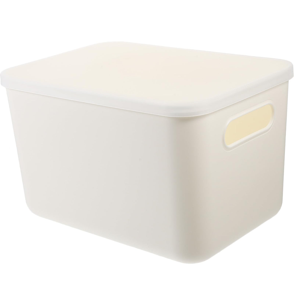 Toddmomy Aufbewahrungsbox mit Deckel, Weiß, für Schreibtisch und Haushalt