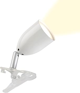 Brilliant Lampe Leo LED Klemmleuchte weiß | 1x LED-PAR51, GU10, 3W LED-Reflektorlampe inklusive, (300lm, 2700K) | Mit Schnurzwischenschalter [Energieklasse F]