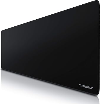 TITANWOLF - Übergröße Mauspad Gaming Titanwolf 1200x400mm - XXXL Mousepad groß Motiv - Tischunterlage Large Size - verbessert Präzision und Geschwindigkeit - XXL z.B. für Logitech Maus und Tastatur