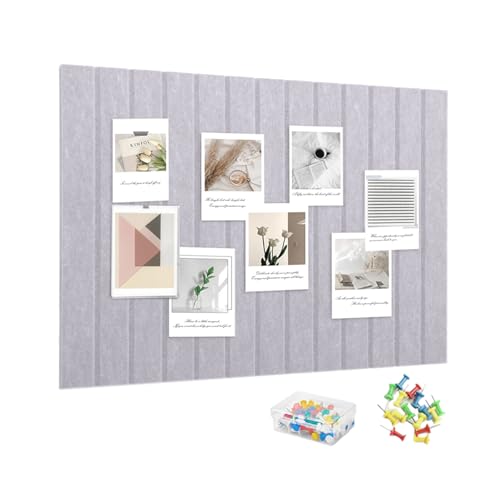 Pinnwand Filz Selbstklebend 60x40cm – 0,9cm dicker Akustikfilz,ohne Bohren montierbar,als Vision Board,Fototafel oder Familienkalender für Wohnzimmer, Kinderzimmer & Homeoffice,Helles Kamel