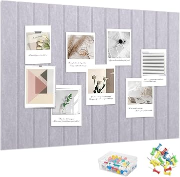 Pinnwand Filz Selbstklebend 60x40cm – 0,9cm dicker Akustikfilz,ohne Bohren montierbar,als Vision Board,Fototafel oder Familienkalender für Wohnzimmer, Kinderzimmer & Homeoffice,Helles Kamel