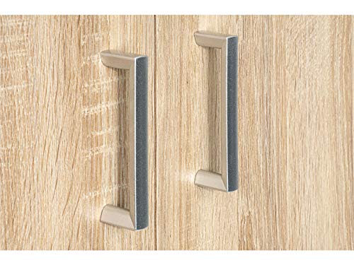 Schrank Beistellschrank Kommode Aktenschrank Büroschrank Standschrank Trio 3" Sonoma/Eiche