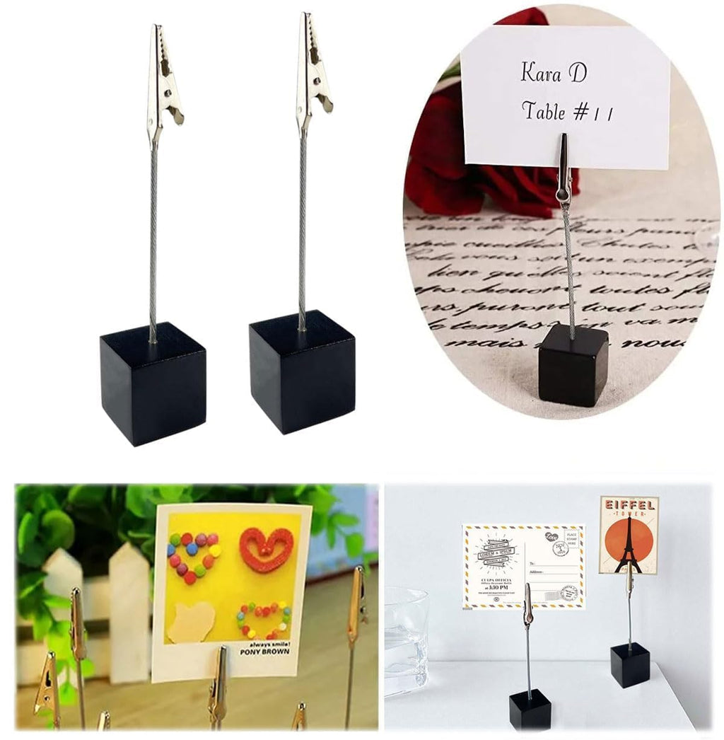 22 Stück Fotohalter mit Klammern,Fotohalter mit Klammern,Büro Memo Clip,Nachrichten Clip Halter,Fotohalter Clip Einzeln,Sitzkartenhalter,für Büro,Hochzeits,Hausdekoration,Tischdeko,Party