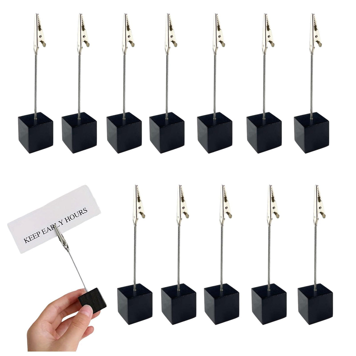 22 Stück Fotohalter mit Klammern,Fotohalter mit Klammern,Büro Memo Clip,Nachrichten Clip Halter,Fotohalter Clip Einzeln,Sitzkartenhalter,für Büro,Hochzeits,Hausdekoration,Tischdeko,Party