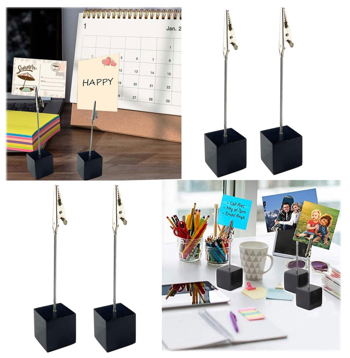 22 Stück Fotohalter mit Klammern,Fotohalter mit Klammern,Büro Memo Clip,Nachrichten Clip Halter,Fotohalter Clip Einzeln,Sitzkartenhalter,für Büro,Hochzeits,Hausdekoration,Tischdeko,Party