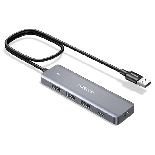 UGREEN USB Hub 3*USB 3.0 + 1*USB C Ports mit Stromversorgung 5Gbps (60cm)