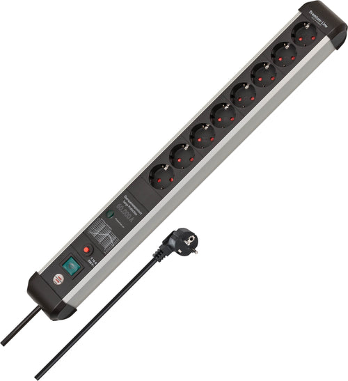 Brennenstuhl Premium-Protect-Line Steckdosenleiste 8-Fach, 3m
