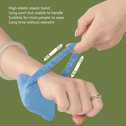 Ergonomische Handballenauflage Weiche Atmungsaktive Tastatur Maus Handauflage Schleifen Design Elastisches Band Verstellbares Handgelenkkissen für Büro Gaming Arbeit 3 Farben