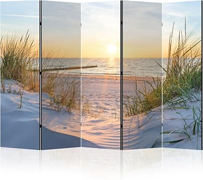 Paravent Raumteiler Innen beidseitig Bedruckt 225x172 cm Meer See
