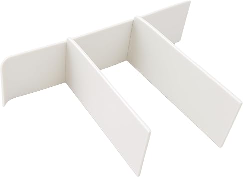 BLUE GINKGO Hive Stack Organizer Trennwand – (Hergestellt in Korea, Weiß)