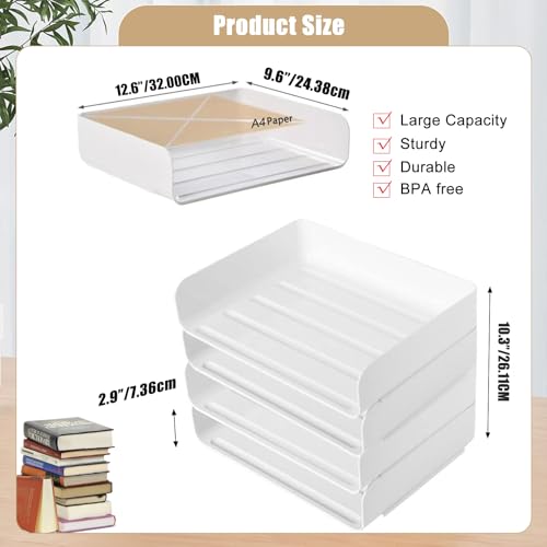 Schreibtisch Organizer,und Lagerung, 4-Tier Papier Brief Tray Organizer