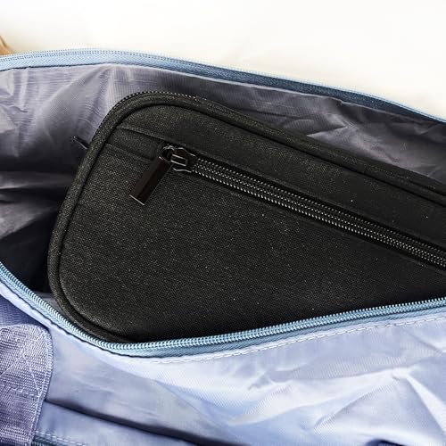 CNMTCCO Federmäppchen 5 Fächer, großer Vorrat federmäppchen große Größe mäppchen teenagerfeder mäppchen Unisex (Schwarz)
