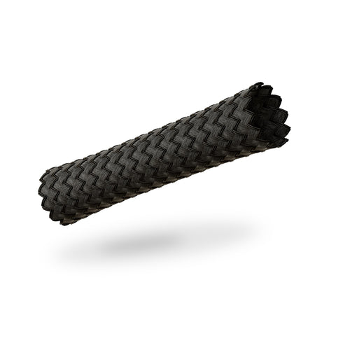 VIABLUE Sleeves * Geflechtschlauch * Black/SCHWARZ * Größe MEDIUM für Kabel-Ø von 5 bis 13 mm * Meterware * Gewebeschlauch/Kabelschutzhülle/Kabelschlauch * per m