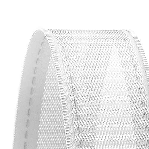 deleyCON 1,5m Kabelschlauch mit Reißverschluss 15mm Ø Nylon - Weiß