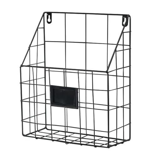 Generisch Zeitschriftenhalter Wand Metall Hängeorganizer Wand Zeitungshalter Zeitschriften Wandhalter Aktenablage Dokumentenhalter Bücherregal Wandmontage Hängeregal Hängend Magazin Organizer