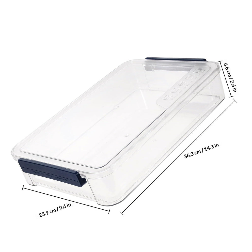 Ablagebox mit Schublade Stapelbar Transparente, Multifunktions