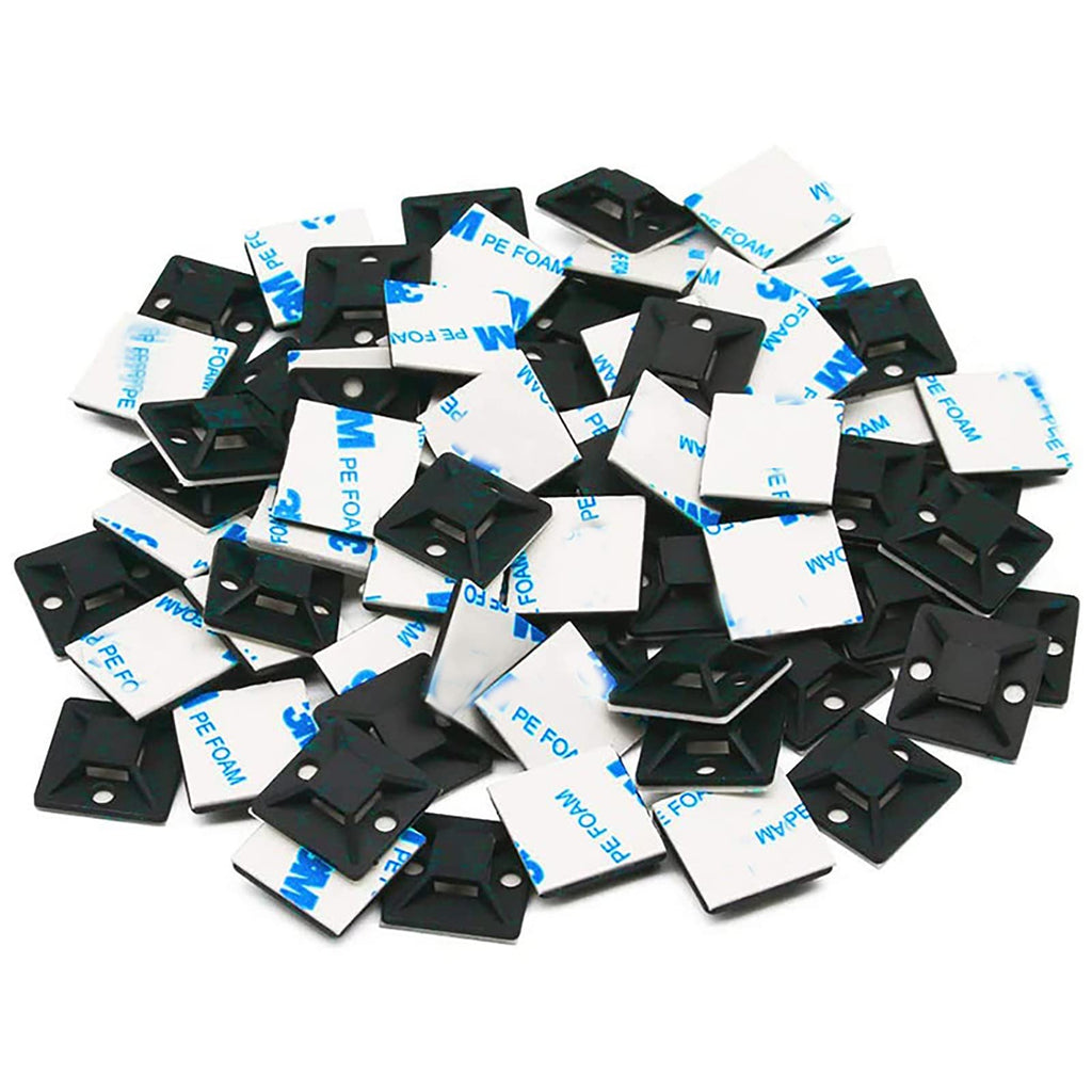 Pack of 50 Kabelbefestigung Selbstklebend,Kabelbinder Halter