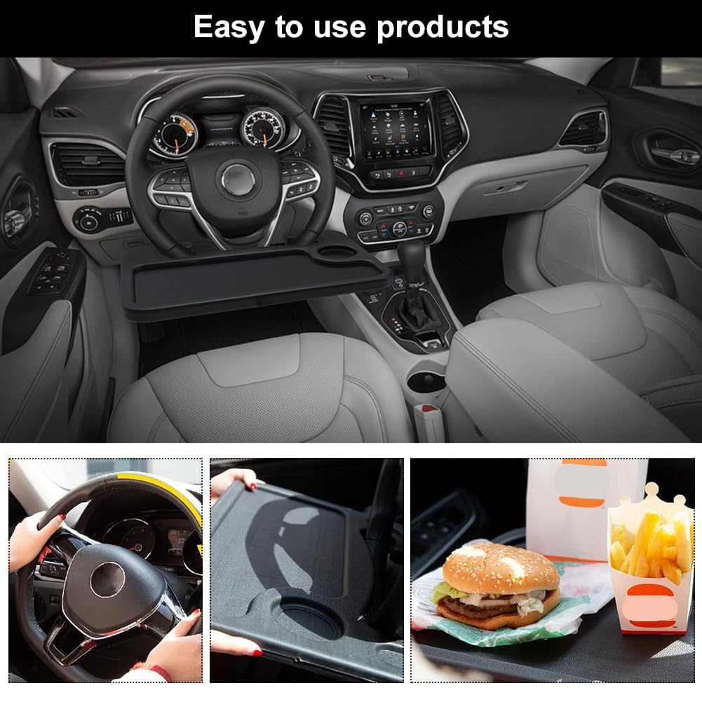 Auto Lenkrad Tisch für Mercedes W447 Vito V Klasse ab 2014, Multifunktionales Lenkradtablett für Laptop und Essen Doppelseitiges Auto-Tablett Notebook Ständer Fahrzeug Schreibtisch