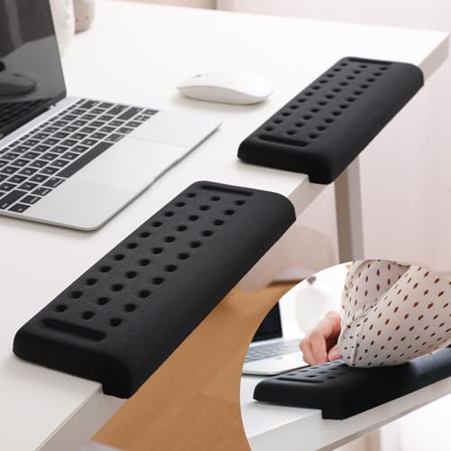 L-förmige Schreibtisch EdgeRest, 2-teiliges Set, Plam & Handgelenk & Unterarm & Ellbogen Komfort Unterstützung für Tisch oder Schreibtisch Kante, Rutschschutz (30 * 10cm)