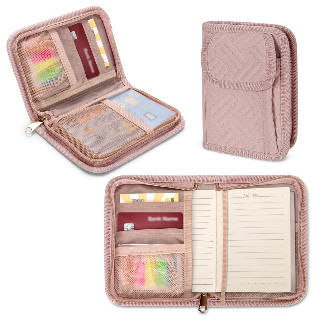 Yarwo Heftumschläge für Field Notes Moleskine Cahier 9 x 14 cm, Rosa